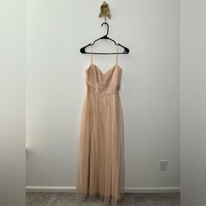 Monique Lhuillier Bridesmaids Brooks Maxi Dress 6